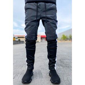 NWT Guapi Men's Reflective Track Pants Black Size 34 Limited Edition